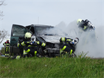 Prio 1 Brand Wegvervoer Auto Trekwei Driezum